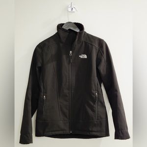The North Face - Size S/P - fleece lined black jacket